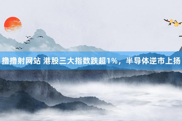 撸撸射网站 港股三大指数跌超1%，半导体逆市上扬
