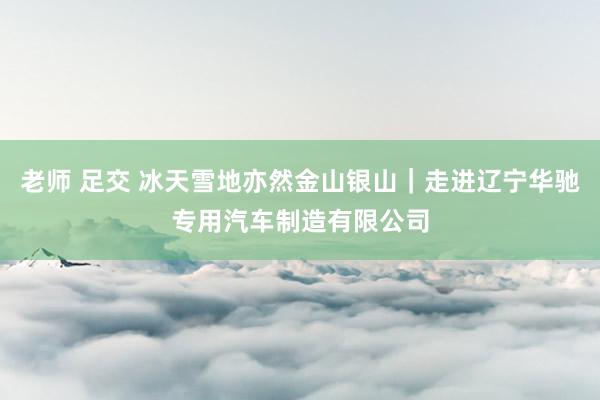 老师 足交 冰天雪地亦然金山银山｜走进辽宁华驰专用汽车制造有限公司