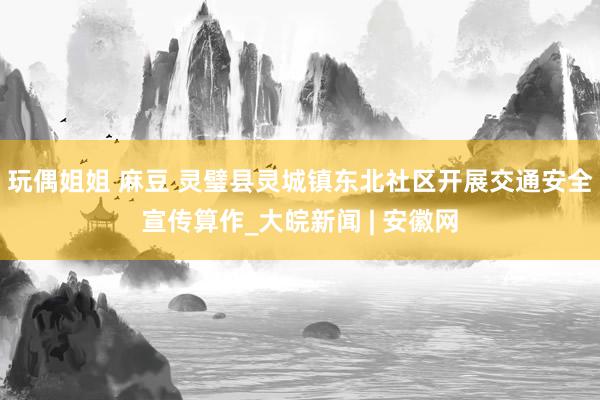 玩偶姐姐 麻豆 灵璧县灵城镇东北社区开展交通安全宣传算作_大皖新闻 | 安徽网