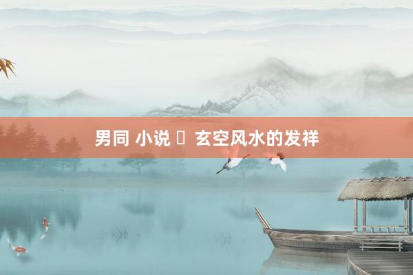 男同 小说 ​玄空风水的发祥