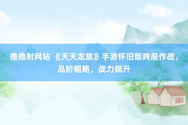 撸撸射网站 《天天龙族》手游怀旧版跨服作战，品阶粗略，战力飙升
