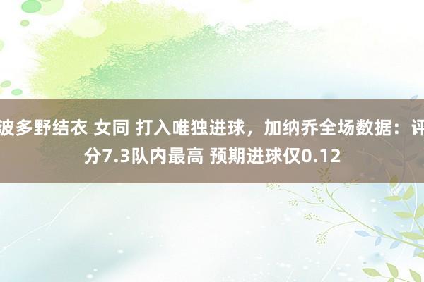 波多野结衣 女同 打入唯独进球，加纳乔全场数据：评分7.3队内最高 预期进球仅0.12